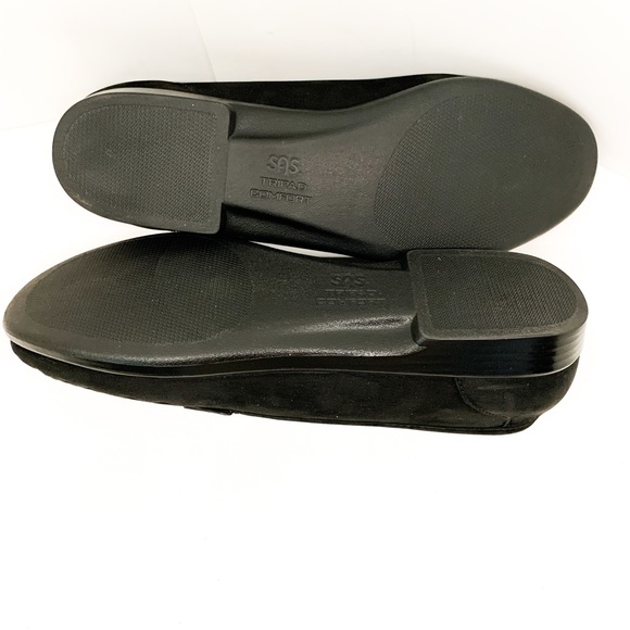 SAS Women’s Black Suede Metro Shoes in Charcoal Nubuck Size 9.5 - Picture 8 of 11